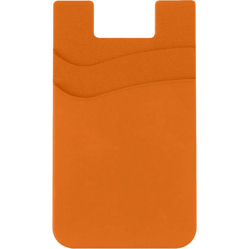 Dual Pocket Silicone Phone Wallet