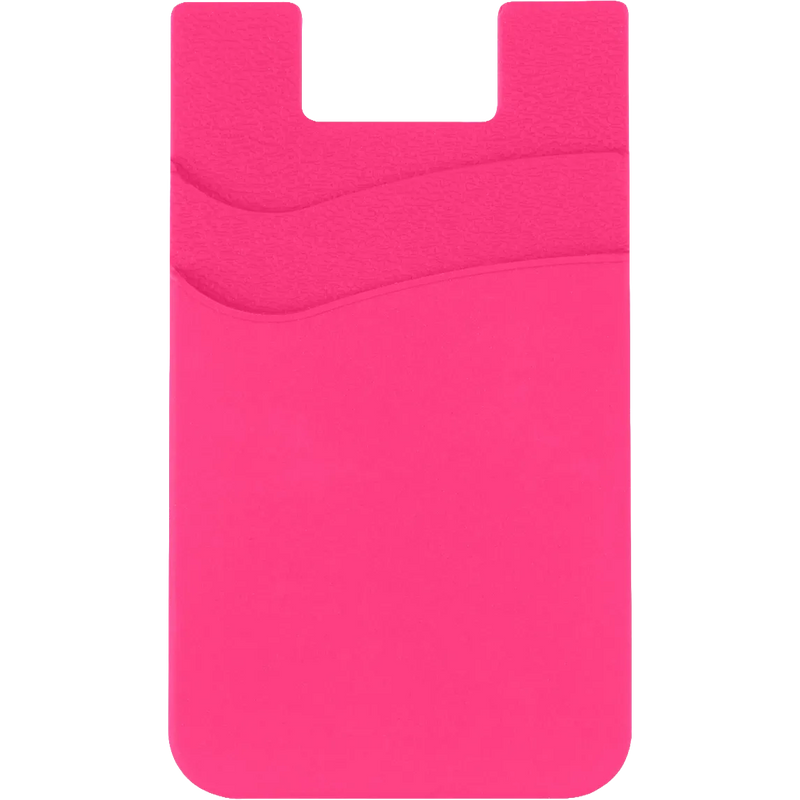 Dual Pocket Silicone Phone Wallet