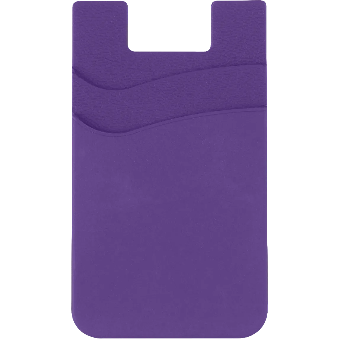 Dual Pocket Silicone Phone Wallet