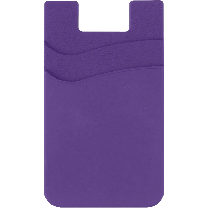 Dual Pocket Silicone Phone Wallet