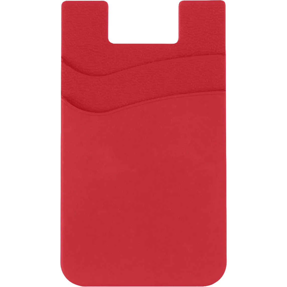 Dual Pocket Silicone Phone Wallet