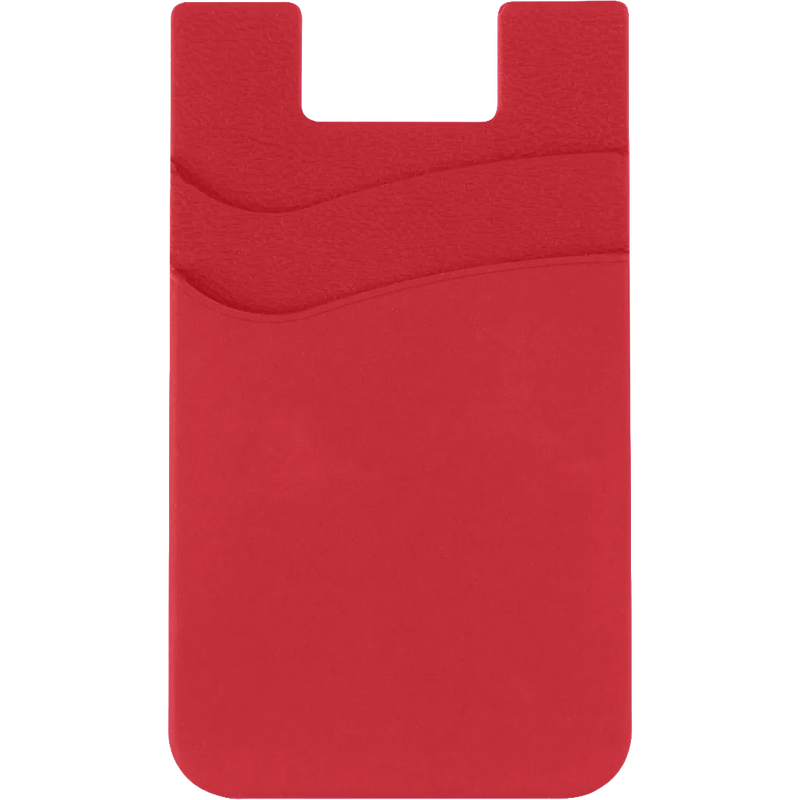 Dual Pocket Silicone Phone Wallet
