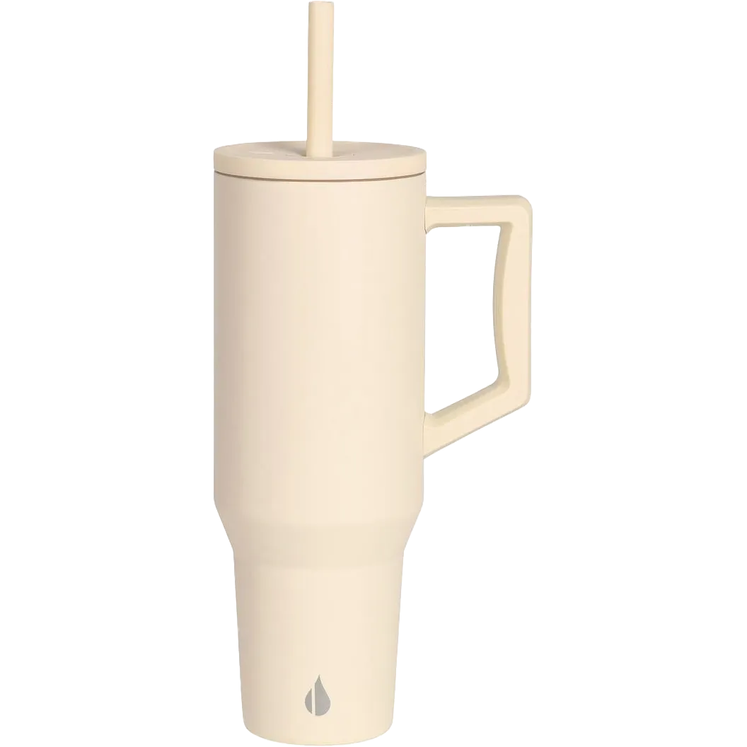 Elemental® Commuter Stainless Steel Tumbler with Handle and Straw 40oz