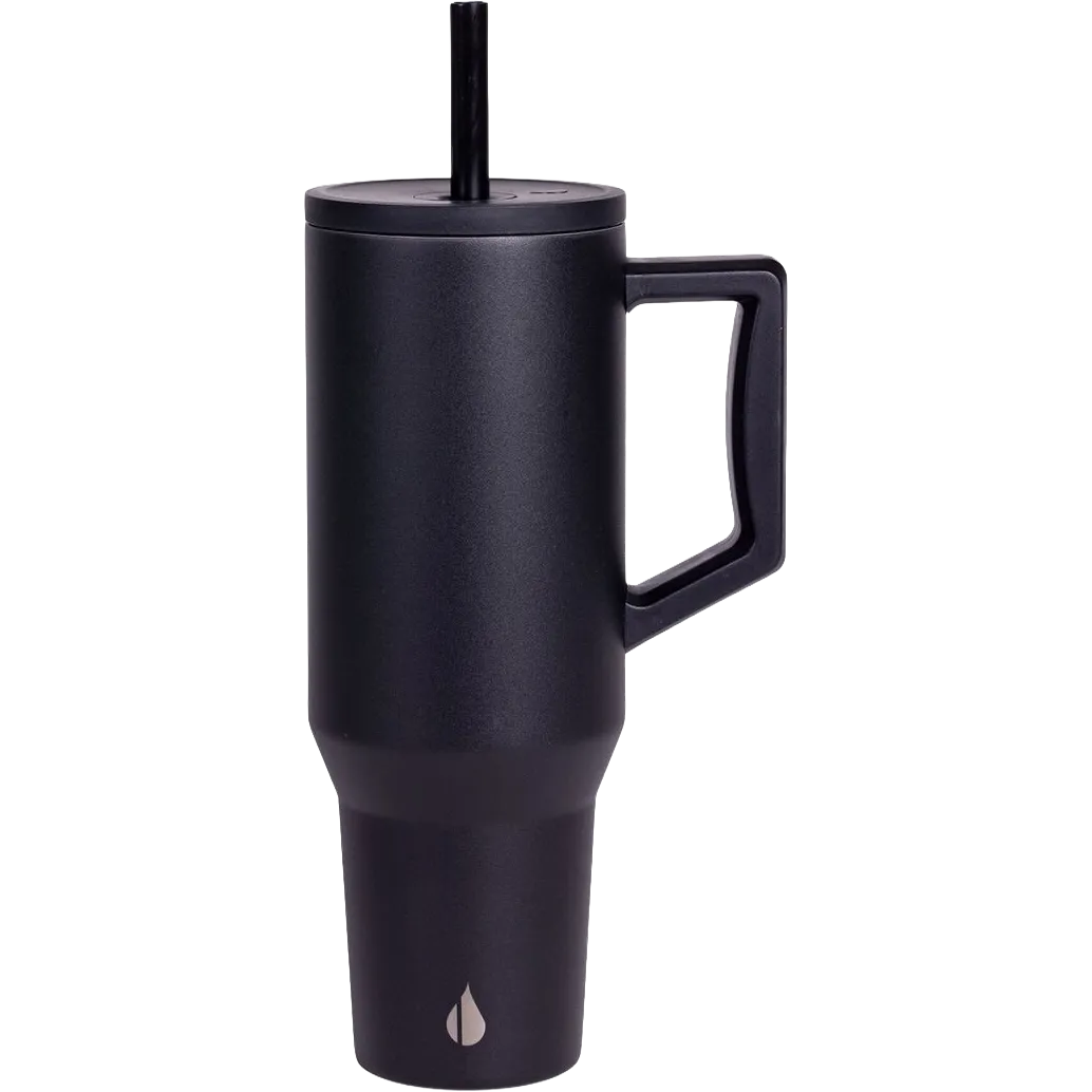 Elemental® Commuter Stainless Steel Tumbler with Handle and Straw 40oz