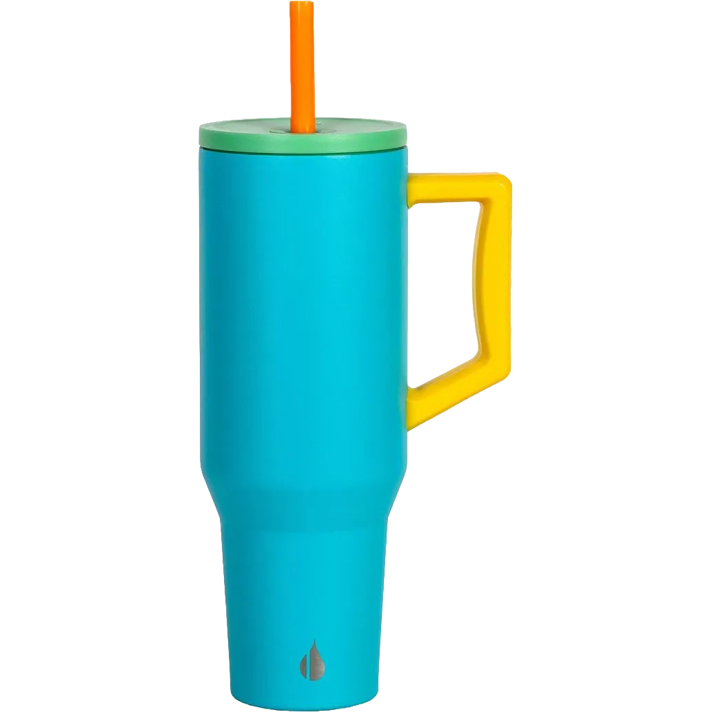 Elemental® Commuter Stainless Steel Tumbler with Handle and Straw 40oz