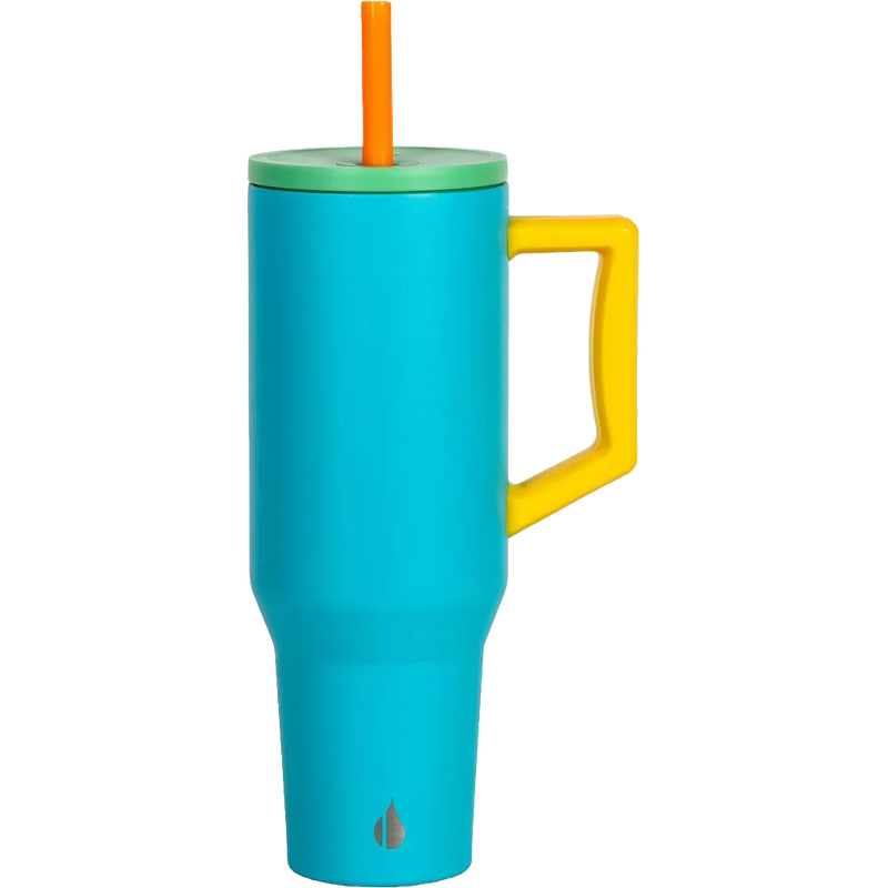 Elemental® Commuter Stainless Steel Tumbler with Handle and Straw 40oz