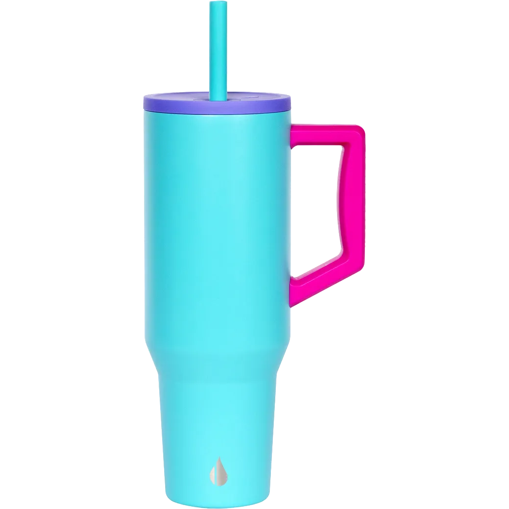 Elemental® Commuter Stainless Steel Tumbler with Handle and Straw 40oz
