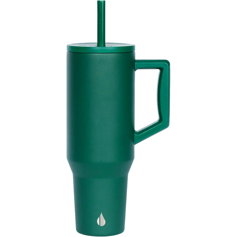 Elemental® Commuter Stainless Steel Tumbler with Handle and Straw 40oz