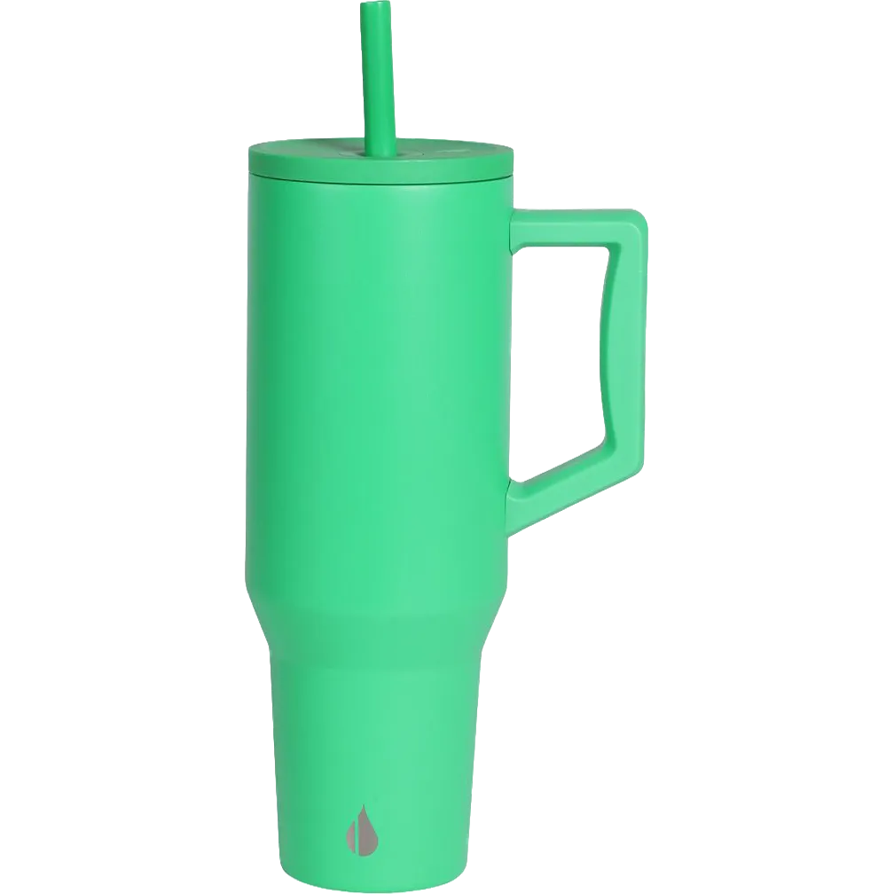 Elemental® Commuter Stainless Steel Tumbler with Handle and Straw 40oz