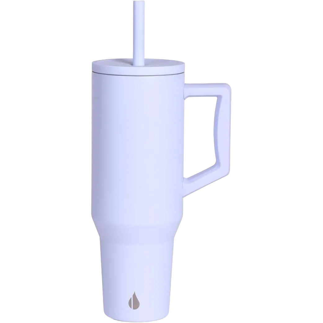 Elemental® Commuter Stainless Steel Tumbler with Handle and Straw 40oz