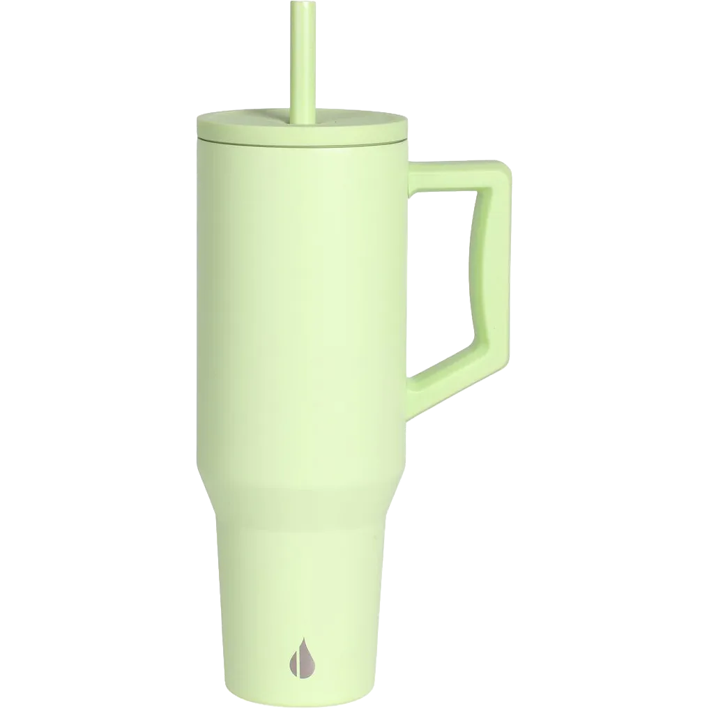 Elemental® Commuter Stainless Steel Tumbler with Handle and Straw 40oz