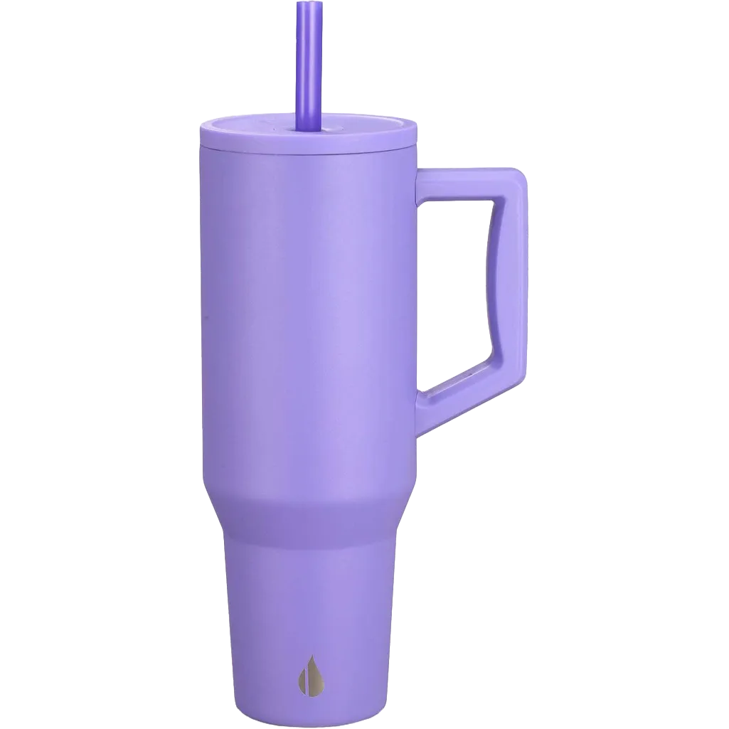 Elemental® Commuter Stainless Steel Tumbler with Handle and Straw 40oz