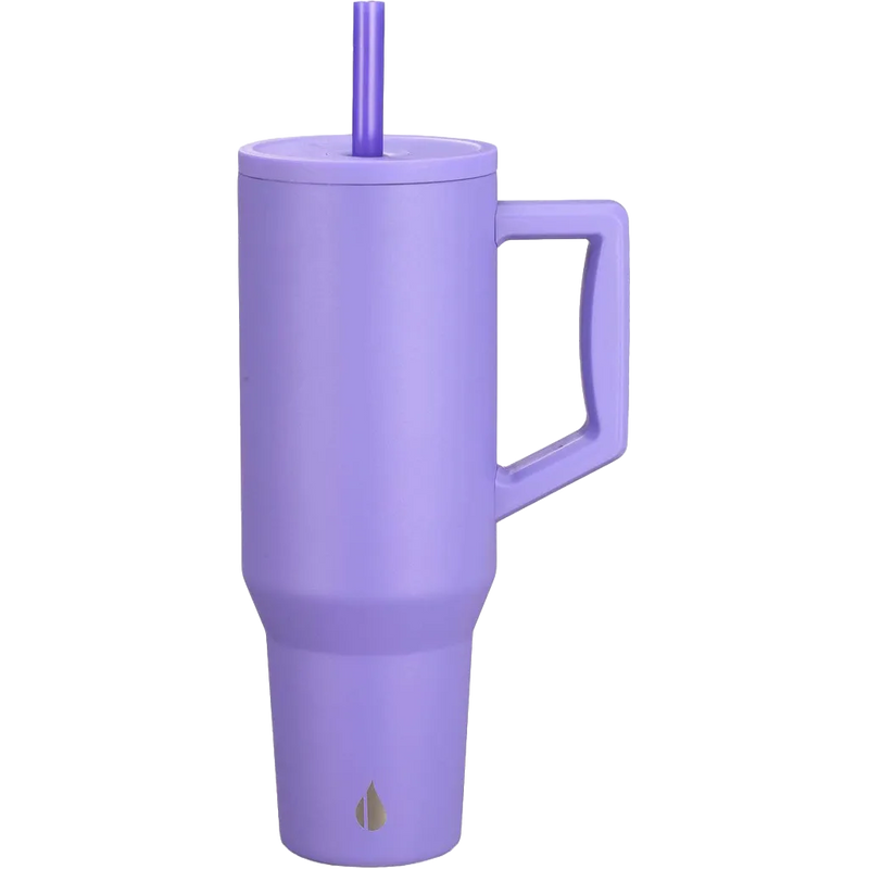 Elemental® Commuter Stainless Steel Tumbler with Handle and Straw 40oz
