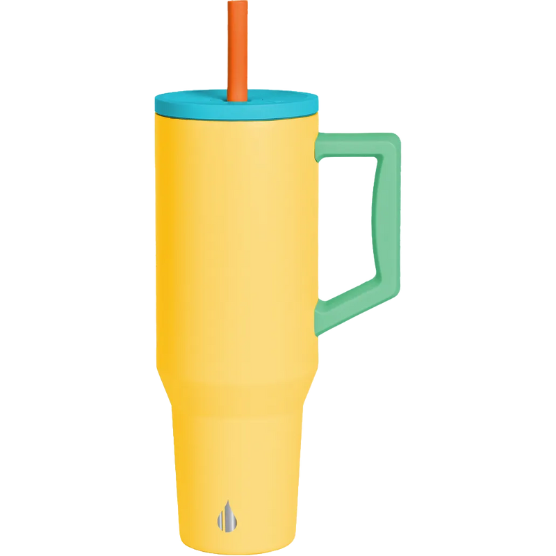 Elemental® Commuter Stainless Steel Tumbler with Handle and Straw 40oz