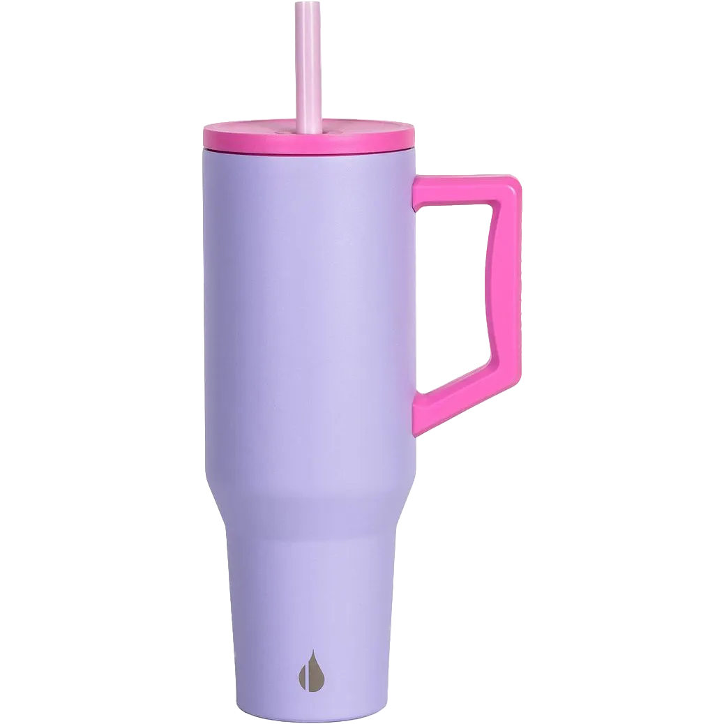 Elemental® Commuter Stainless Steel Tumbler with Handle and Straw 40oz