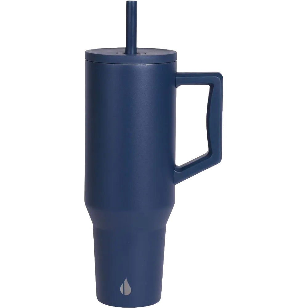 Elemental® Commuter Stainless Steel Tumbler with Handle and Straw 40oz