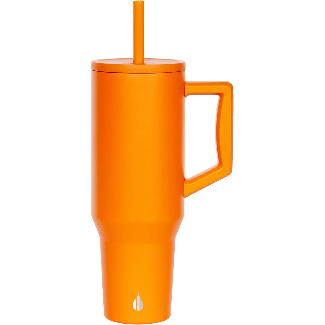 Elemental® Commuter Stainless Steel Tumbler with Handle and Straw 40oz