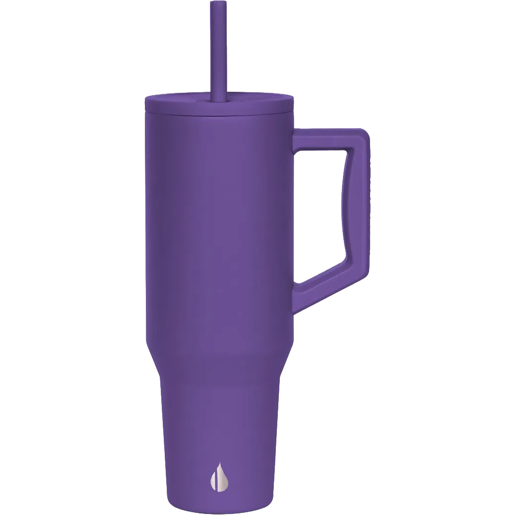 Elemental® Commuter Stainless Steel Tumbler with Handle and Straw 40oz