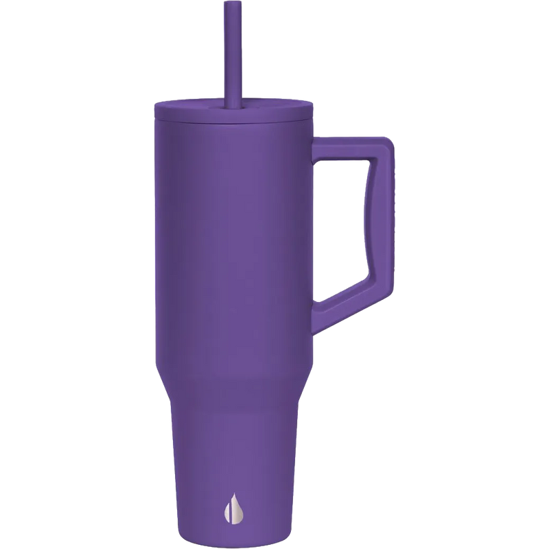Elemental® Commuter Stainless Steel Tumbler with Handle and Straw 40oz