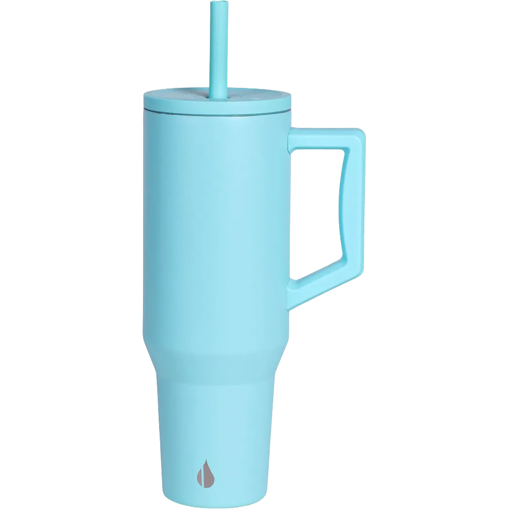 Elemental® Commuter Stainless Steel Tumbler with Handle and Straw 40oz