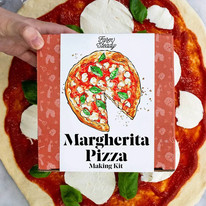 FarmSteady Margherita Pizza DIY & Board Gift Set