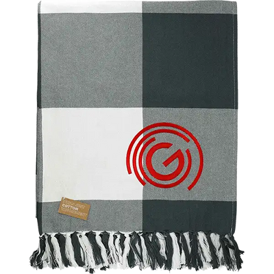 Field & Co.® 100% Organic Cotton Check Throw Blanket