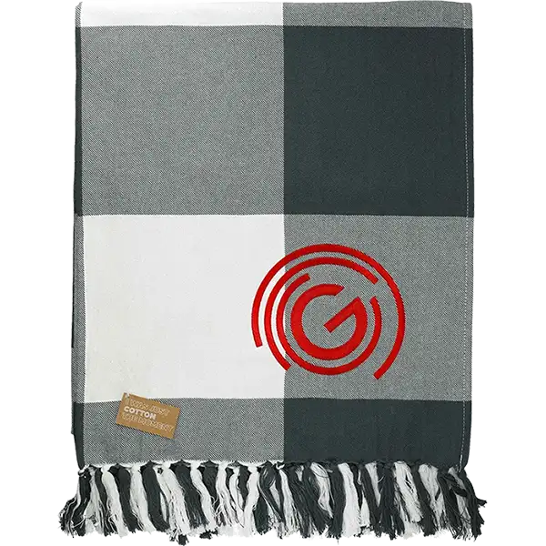 Field & Co.® 100% Organic Cotton Check Throw Blanket