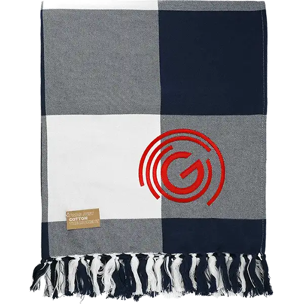 Field & Co.® 100% Organic Cotton Check Throw Blanket