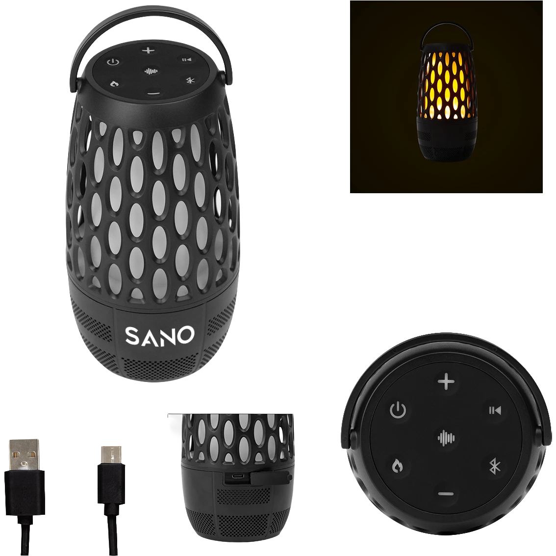 Flame Lantern Speaker & Sound Machine