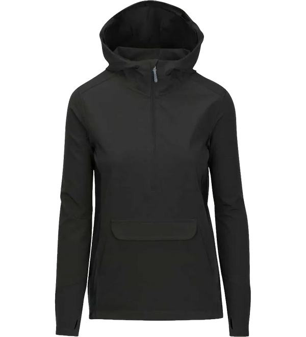 fossa-ladies-skyline-soft-shell-half-zip-obsidian.webp