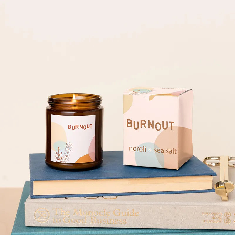 Glass Jar Candle with Lid