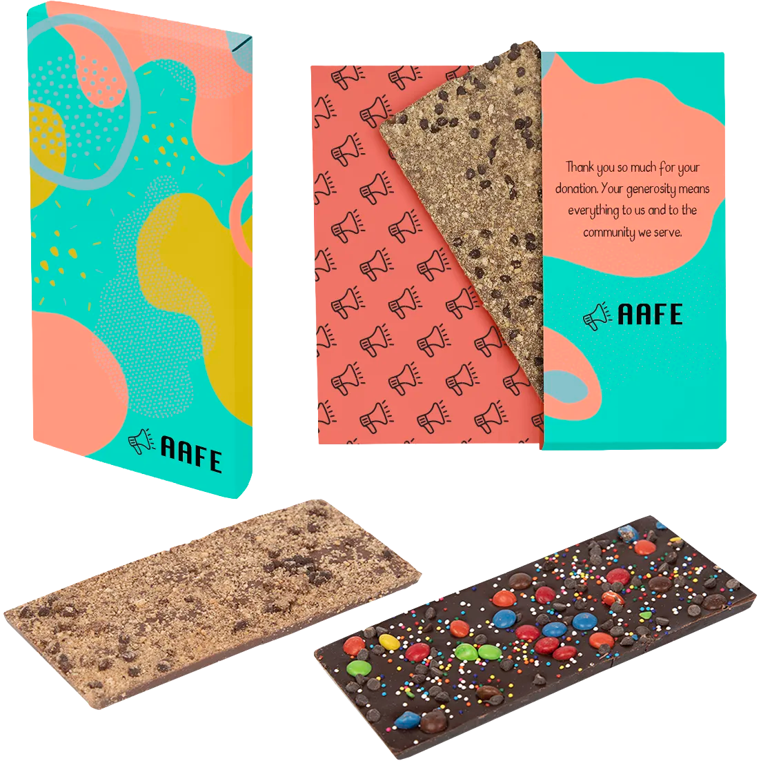 Gourmet Chocolate Bar In Card Box