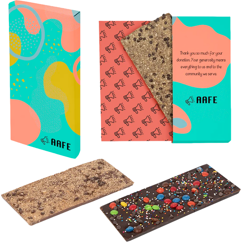 Gourmet Chocolate Bar In Card Box