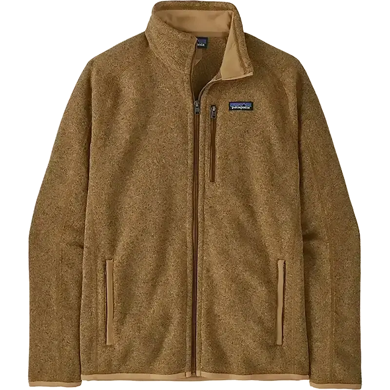 Patagonia Better Sweater Fleece Jacket in Grayling Brown with full-zip design and zippered pockets