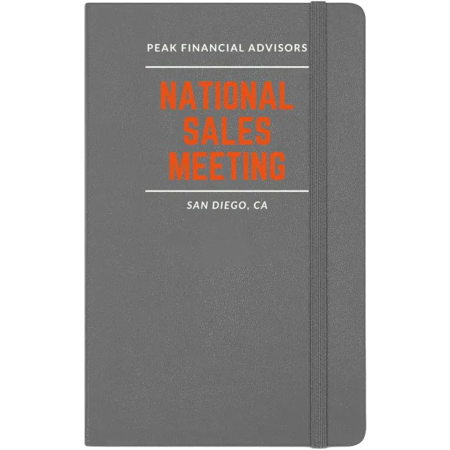 Moleskine® Hard Cover Ruled Large Notebook 5" x 8.25"