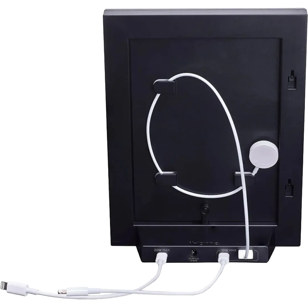 ihome-picture-frame-with-3-usb-chargers-black-back.webp