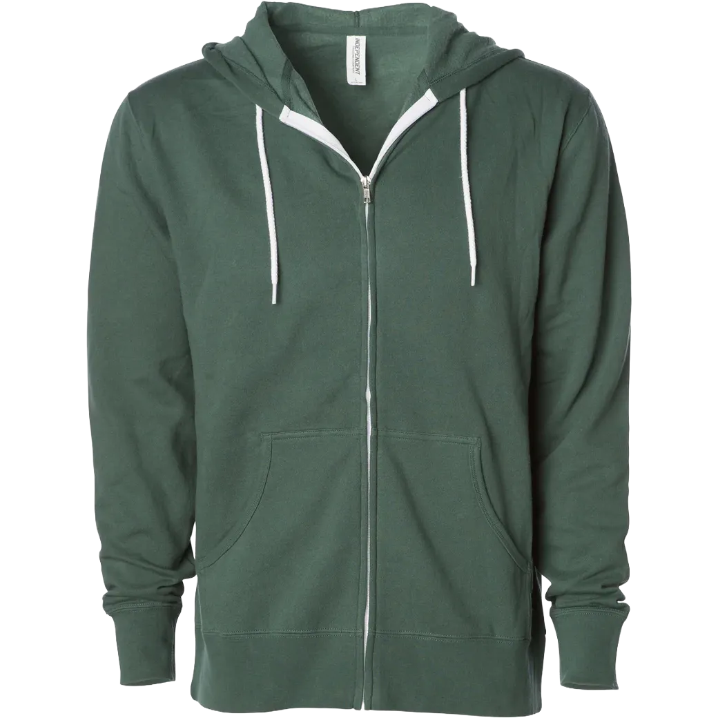 Independent Trading Co. 7oz Zip Hooded Sweatshirt