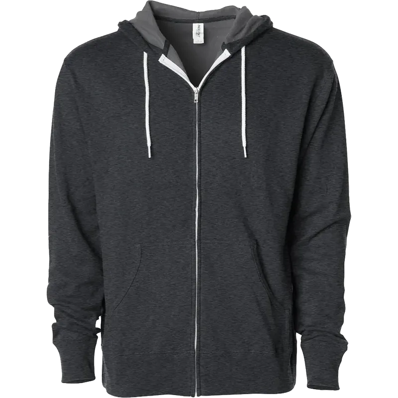 Independent Trading Co. 7oz Zip Hooded Sweatshirt
