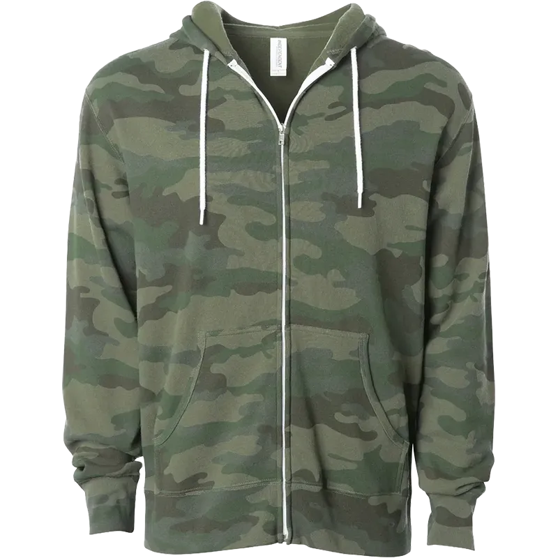 Independent Trading Co. 7oz Zip Hooded Sweatshirt