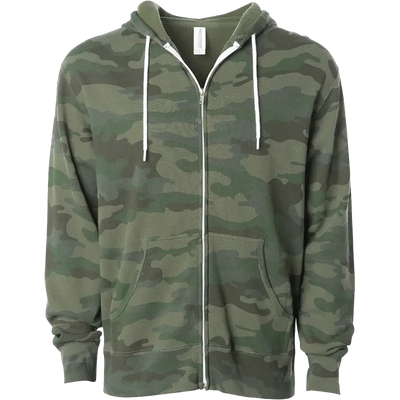 Independent Trading Co. 7oz Zip Hooded Sweatshirt