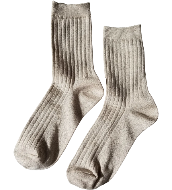 le-bon-shoppe-her-socks-modal-lurex-ivory-gold-glitter.webp