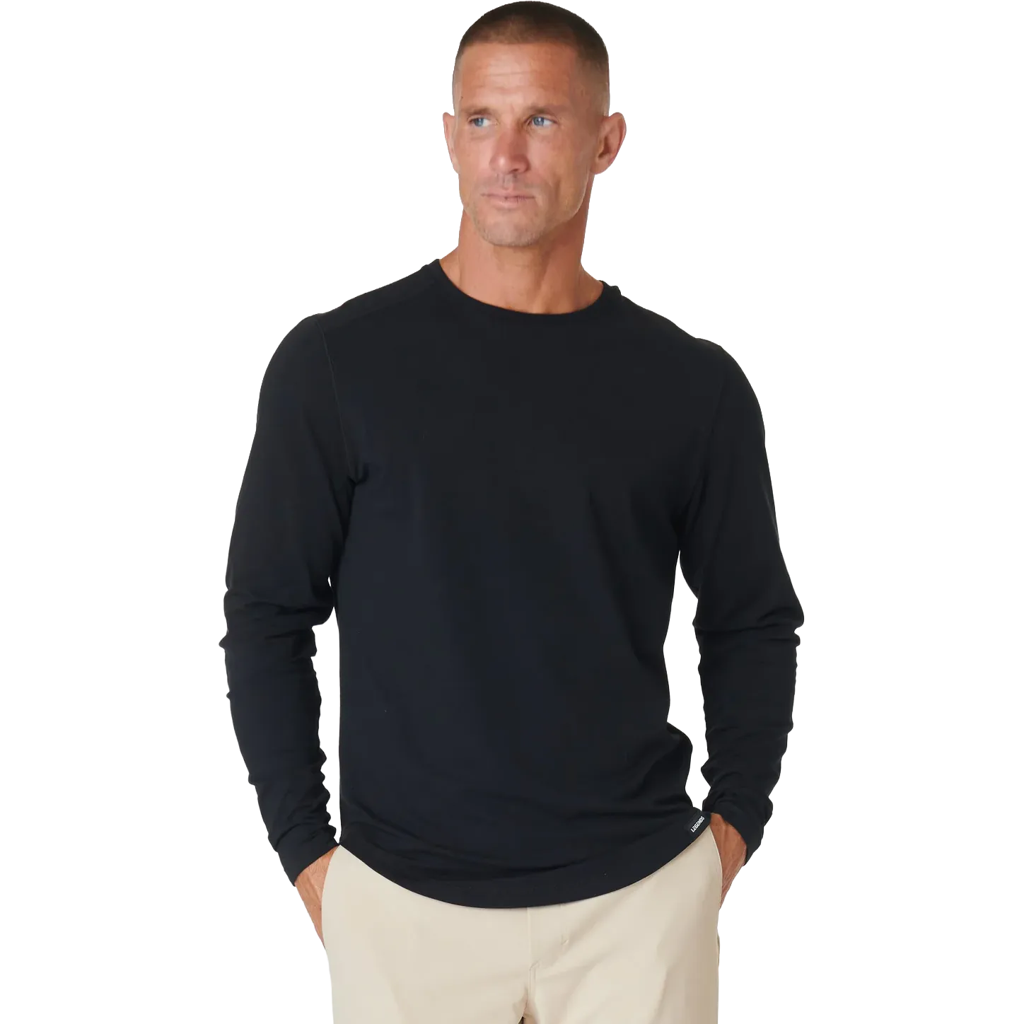 Legends Aviation Tee Curved Hem LS