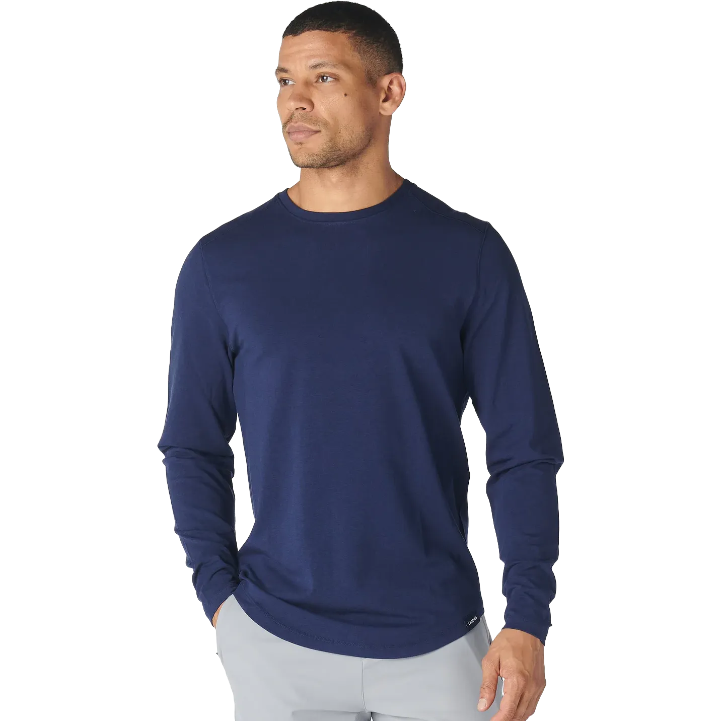 Legends Aviation Tee Curved Hem LS