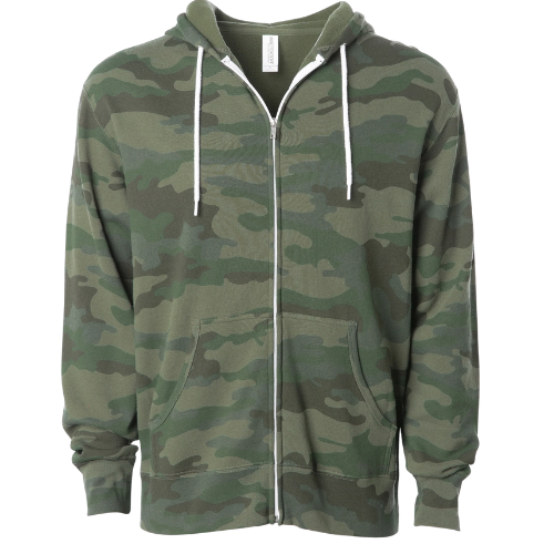 Independent Trading Co. 7oz Zip Hooded Sweatshirt