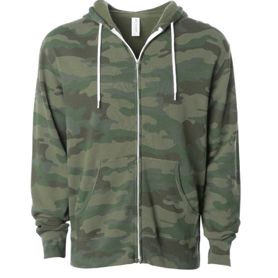 Independent Trading Co. 7oz Zip Hooded Sweatshirt