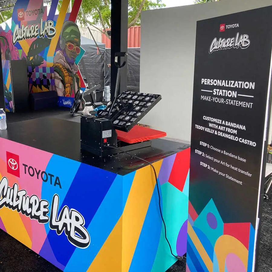 Live Printing Station