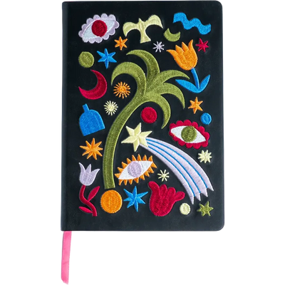 Magic Night Hardbound Embroidered Journal