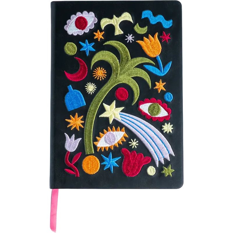 Magic Night Hardbound Embroidered Journal