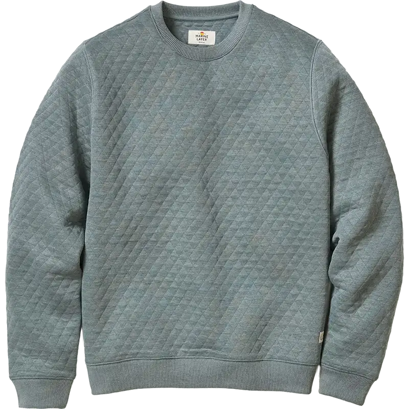Marine Layer Corbet Quilted Crewneck