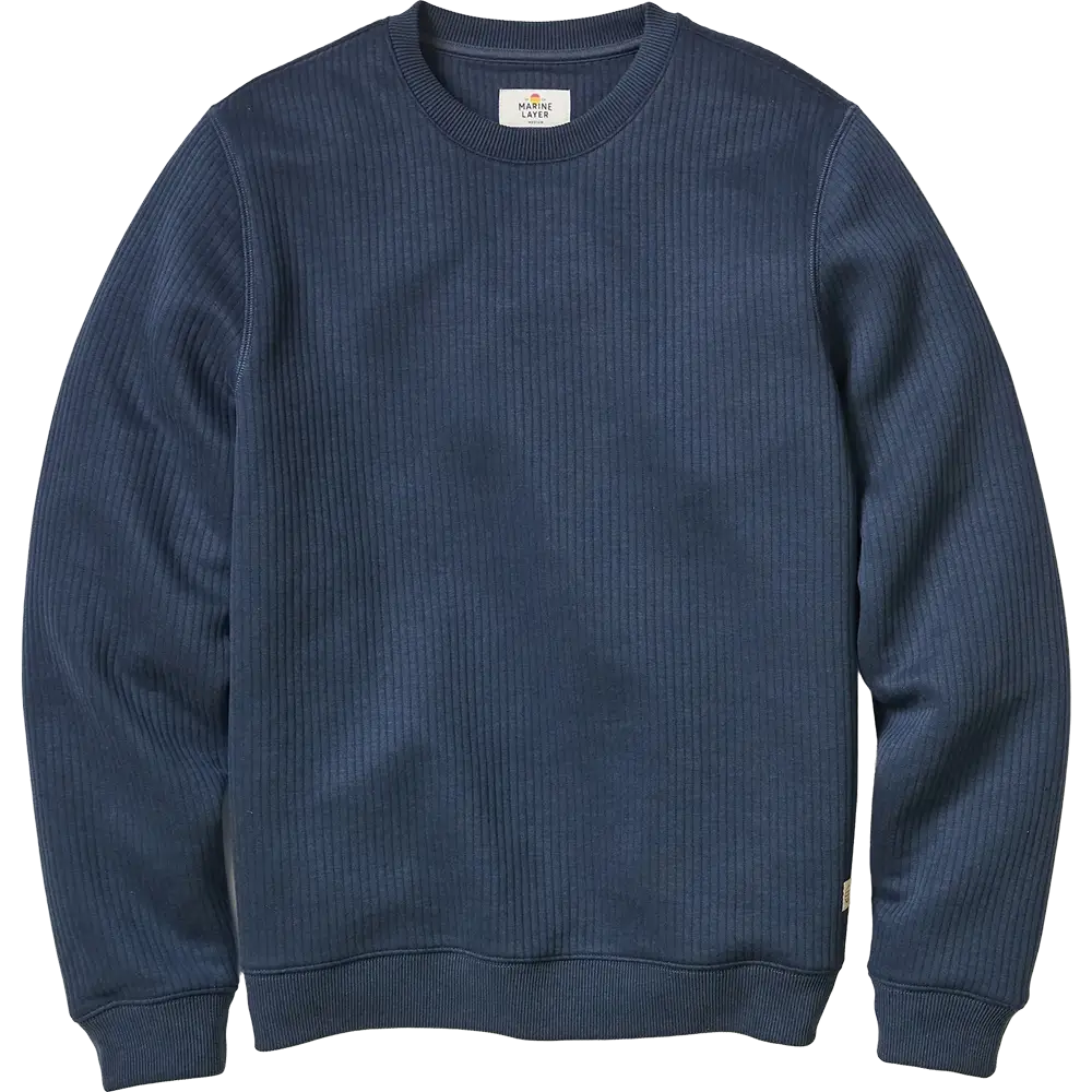 Marine Layer Corbet Quilted Crewneck